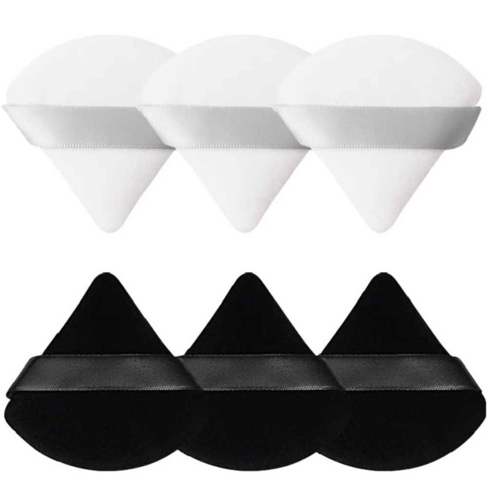 6 Pieces Powder Puff Face Soft Triangle Makeup Puff